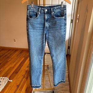 H&M women’s Slim Straight Medium Blue Denim Jeans